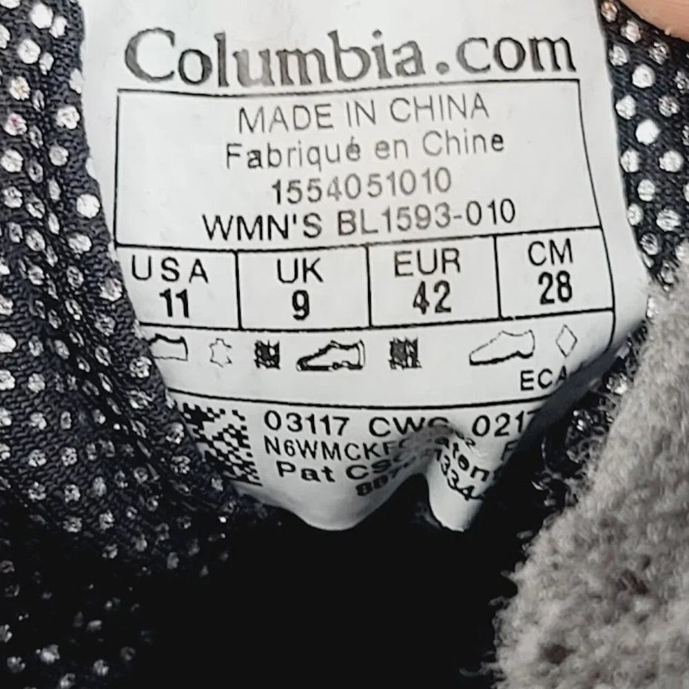 Columbia Women's‎ Black Minx Shorty BL1593-010 Omni-Heat Ankle Winter Boot Sz 11